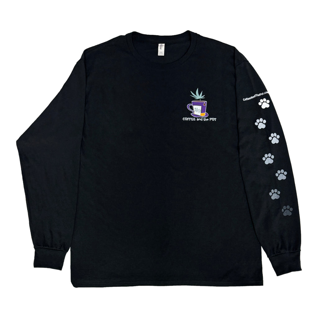 Cat on the Back Long Sleeve Shirts Unisex