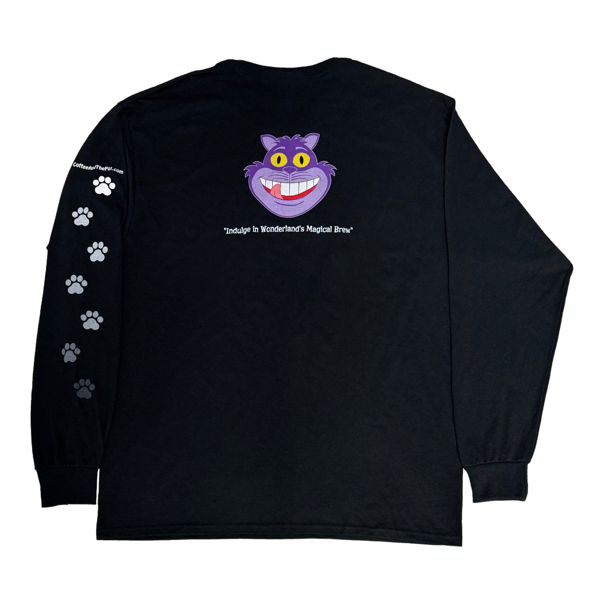 Cat on the Back Long Sleeve Shirts Unisex