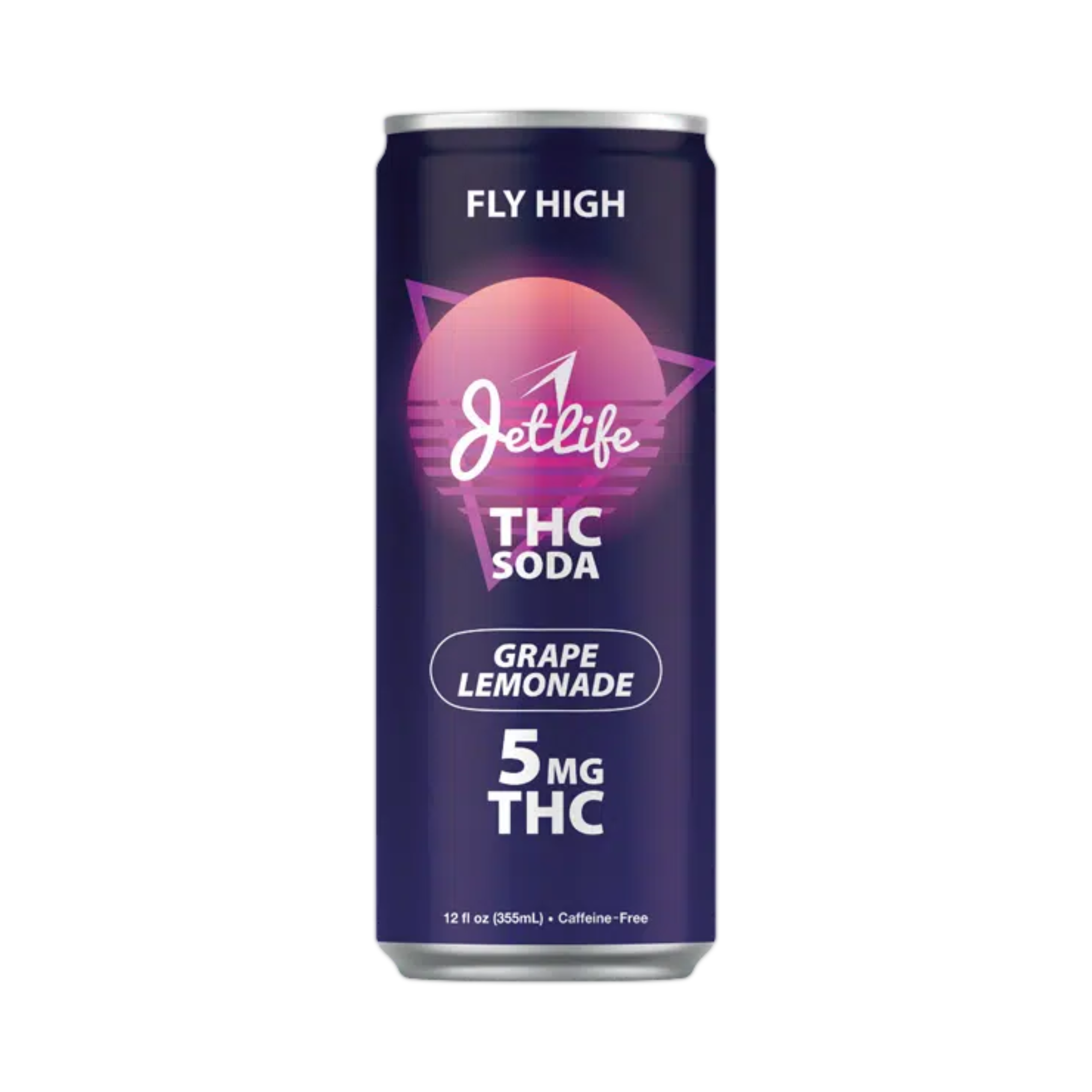 Crescent 9 5mg THC Jet Life Grape Lemonade Soda